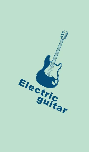 [LINE着せ替え] ELECTRIC GUITAR CLR オパールグリーンの画像1