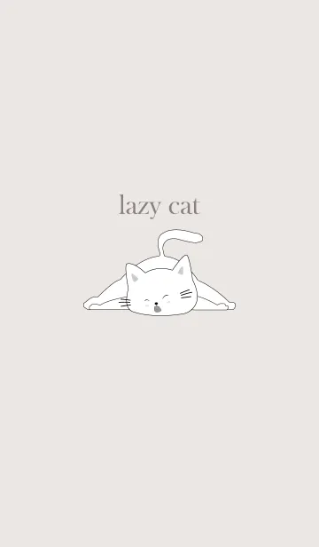 [LINE着せ替え] lazy cat..26の画像1