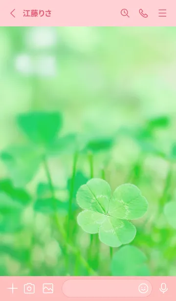 [LINE着せ替え] 四つ葉のクローバー Vintage Lens #20-3の画像2