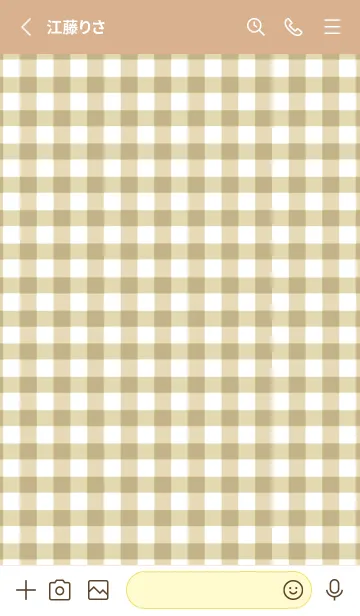 [LINE着せ替え] ザ ハート チェック .52の画像2