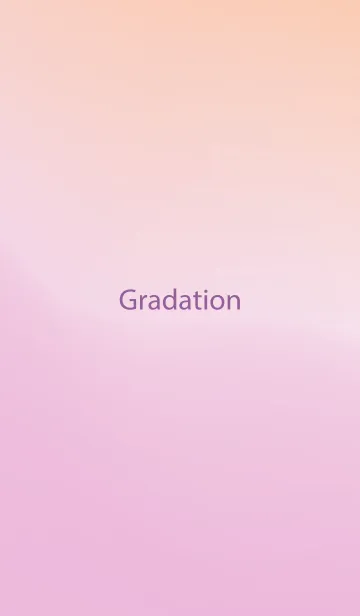 [LINE着せ替え] gradation ORANGE&PINK 95の画像1