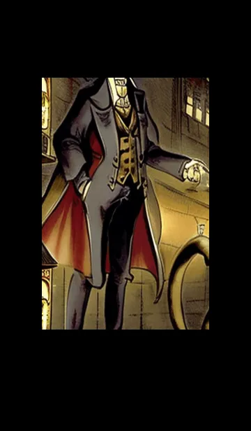 [LINE着せ替え] 猫紳士街_#FF316。の画像1