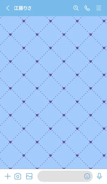 [LINE着せ替え] ハート レース 21の画像2