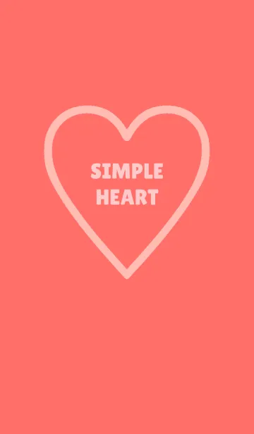 [LINE着せ替え] シンプル ハート 257の画像1