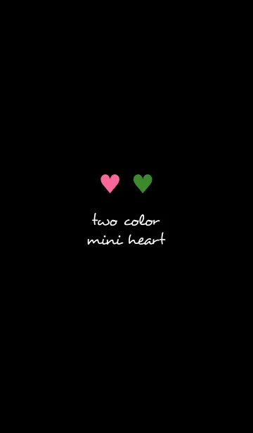 [LINE着せ替え] two color mini heart THEME 273の画像1