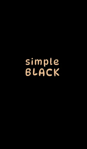[LINE着せ替え] シンプル ブラック .34の画像1