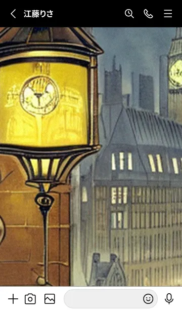 [LINE着せ替え] 猫紳士街_#FG018。の画像2