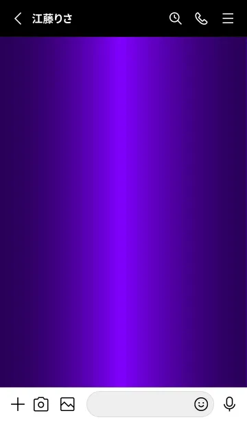 [LINE着せ替え] Simple Gradation -GlossyPurple 19-の画像2