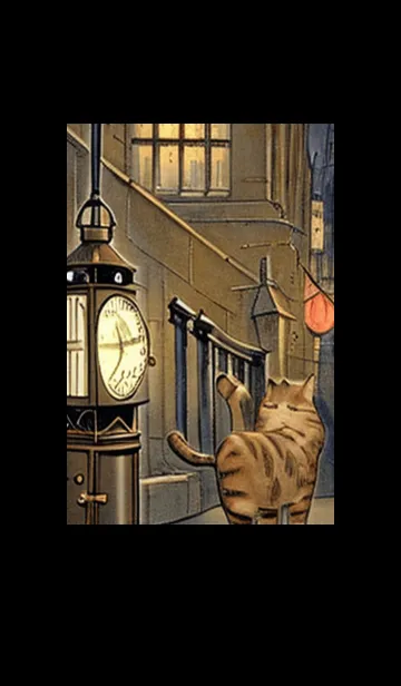 [LINE着せ替え] 猫紳士街_#FG017。の画像1