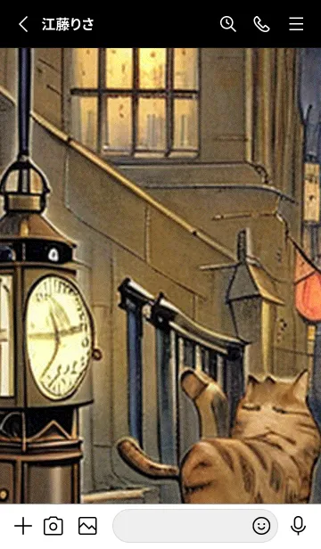 [LINE着せ替え] 猫紳士街_#FG017。の画像2