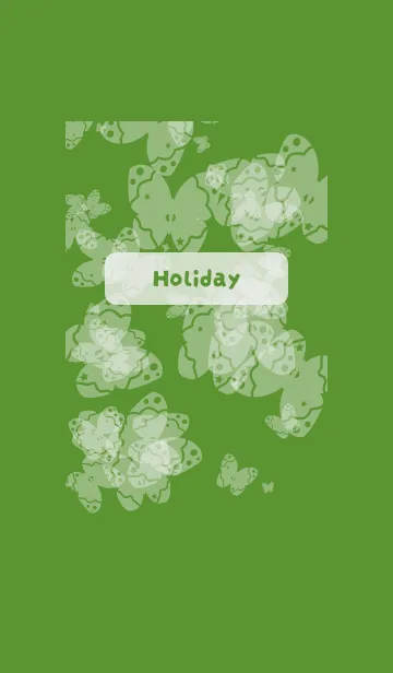 [LINE着せ替え] 休日 | 蝶の画像1