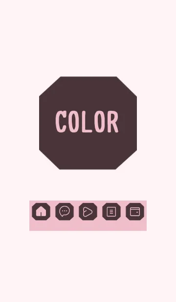 [LINE着せ替え] pink color K30の画像1