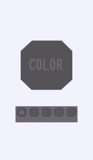 [LINE着せ替え] purple color K29の画像1