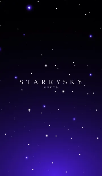 [LINE着せ替え] STARRY SKY-STAR MEKYM 19の画像1