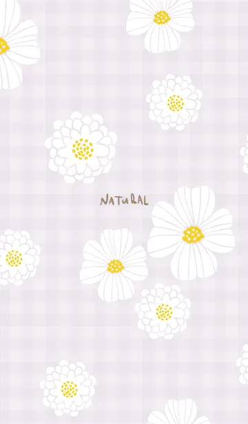 [LINE着せ替え] 白い花 可愛い9の画像1