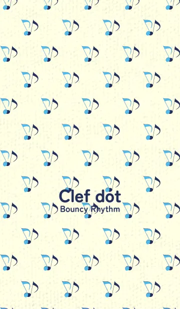 [LINE着せ替え] Clef dot パステルブルーの画像1