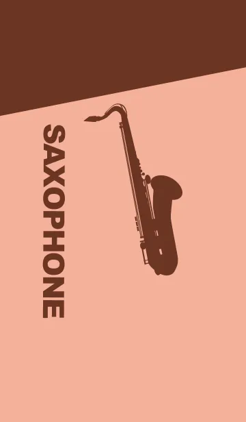 [LINE着せ替え] Saxophone CLR 一斤染の画像1