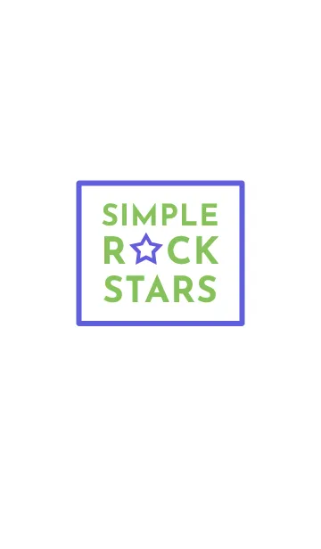 [LINE着せ替え] シンプル ロック スター 100の画像1