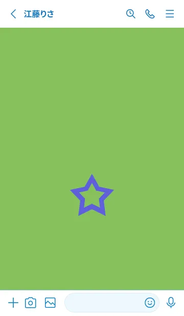 [LINE着せ替え] シンプル ロック スター 100の画像2