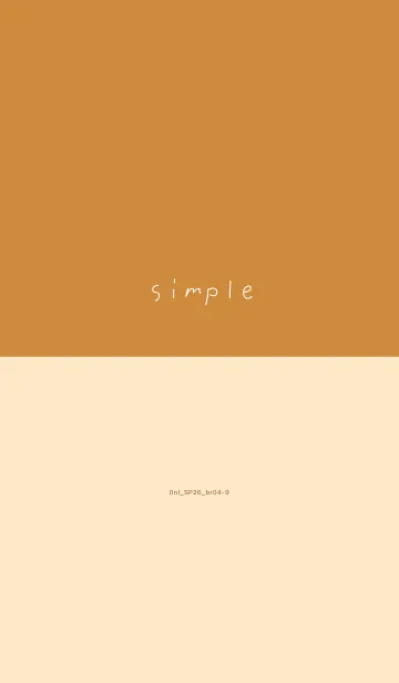 [LINE着せ替え] 0nl_26_ブラウン4-9の画像1