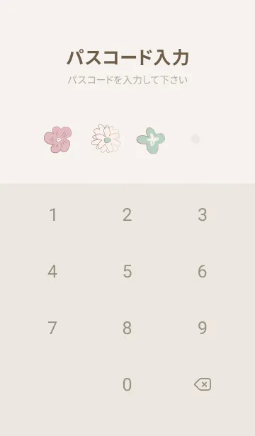 [LINE着せ替え] HANAEMI flower pattern pink3の画像4