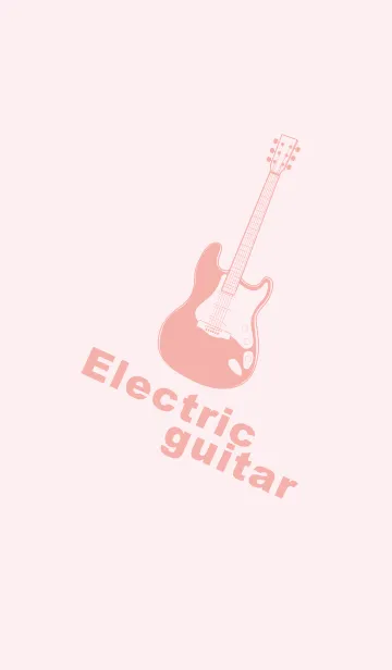 [LINE着せ替え] ELECTRIC GUITAR CLR 薄桜の画像1