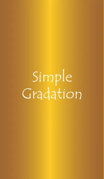 [LINE着せ替え] Simple Gradation -GlossyYellow 9-の画像1