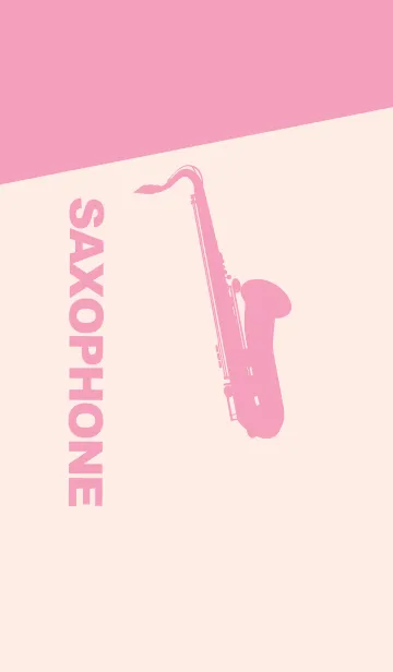 [LINE着せ替え] Saxophone CLR ベビーピンクの画像1