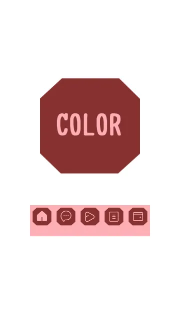 [LINE着せ替え] red color K28の画像1