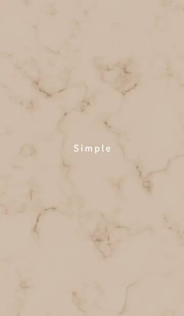 [LINE着せ替え] Simple Marble_brown03_1の画像1