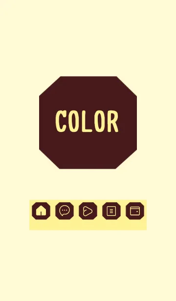 [LINE着せ替え] yellow color K30の画像1