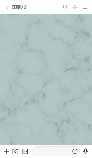 [LINE着せ替え] Simple Marble_bluegreen06_1の画像2