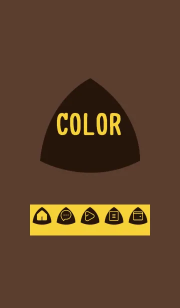 [LINE着せ替え] brown color L26の画像1