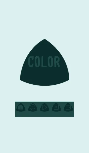 [LINE着せ替え] green color L60の画像1