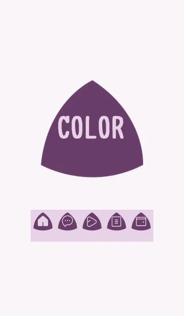 [LINE着せ替え] purple color L28の画像1