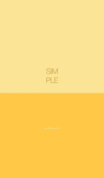 [LINE着せ替え] 00l_24_イエロー3-6の画像1