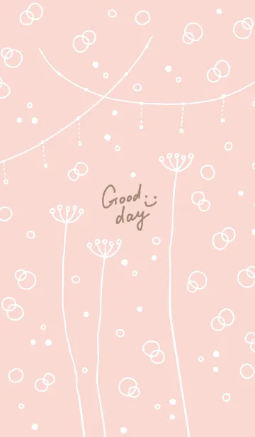 [LINE着せ替え] シンプルかわいい白い花13の画像1