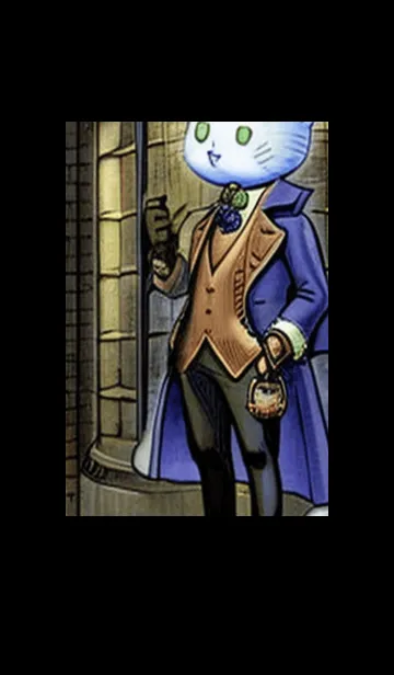 [LINE着せ替え] 猫紳士街_#FH020。の画像1