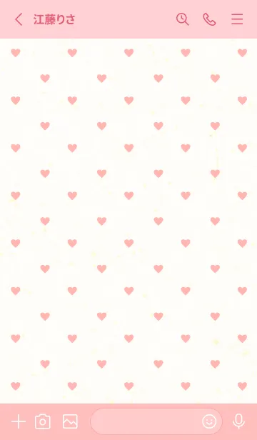 [LINE着せ替え] 小さなハートたくさん28の画像2