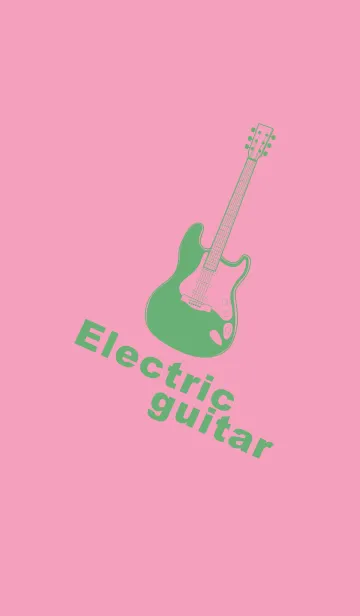 [LINE着せ替え] ELECTRIC GUITAR CLR フクシャピンクの画像1