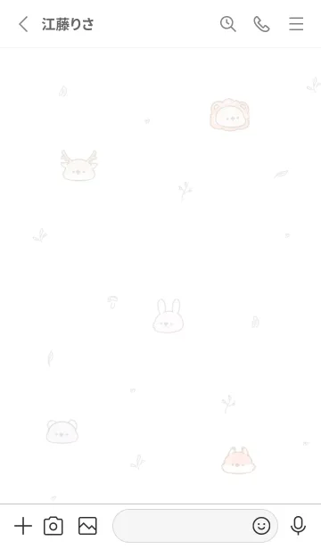 [LINE着せ替え] かわいいチームグループ【色鉛筆】の画像2