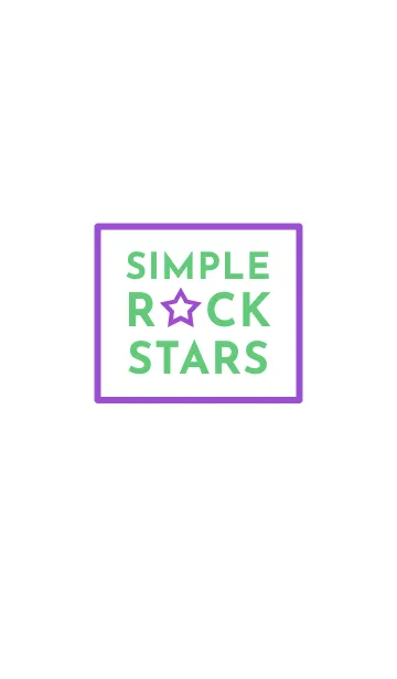 [LINE着せ替え] シンプル ロック スター 101の画像1
