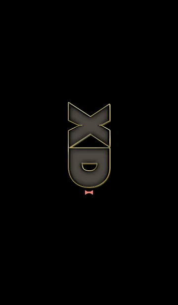 [LINE着せ替え] X and D THEME Black & Pink 17の画像1