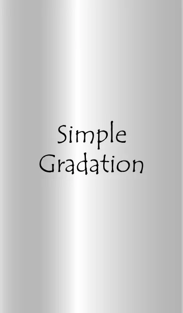 [LINE着せ替え] Simple Gradation -Silver 11-の画像1