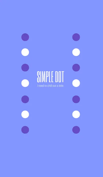 [LINE着せ替え] シンプルドット -15の画像1