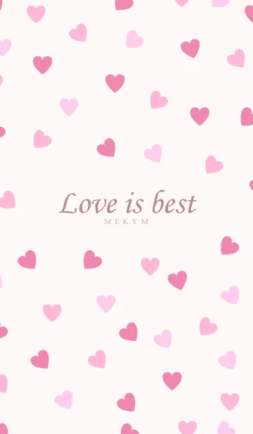 [LINE着せ替え] Love is best - PINK 13の画像1