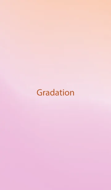 [LINE着せ替え] gradation ORANGE&PINK 97の画像1