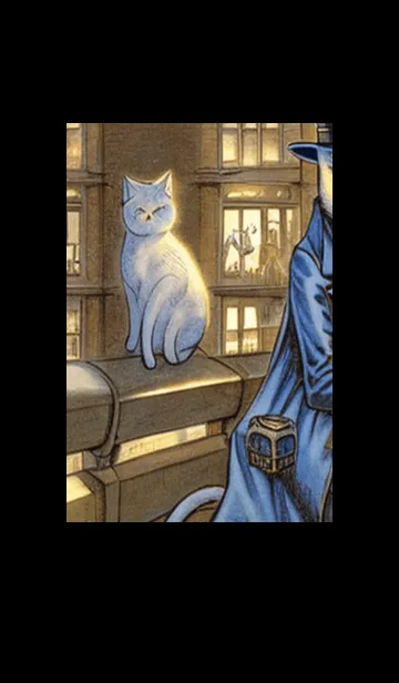 [LINE着せ替え] 猫紳士街_#FH016。の画像1