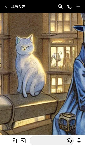[LINE着せ替え] 猫紳士街_#FH016。の画像2