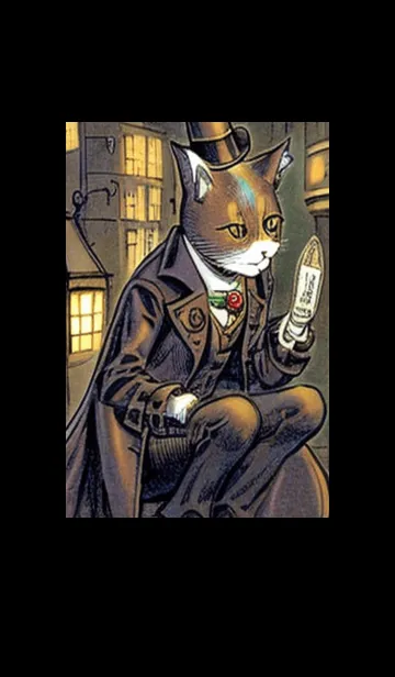 [LINE着せ替え] 猫紳士街#FH029。の画像1